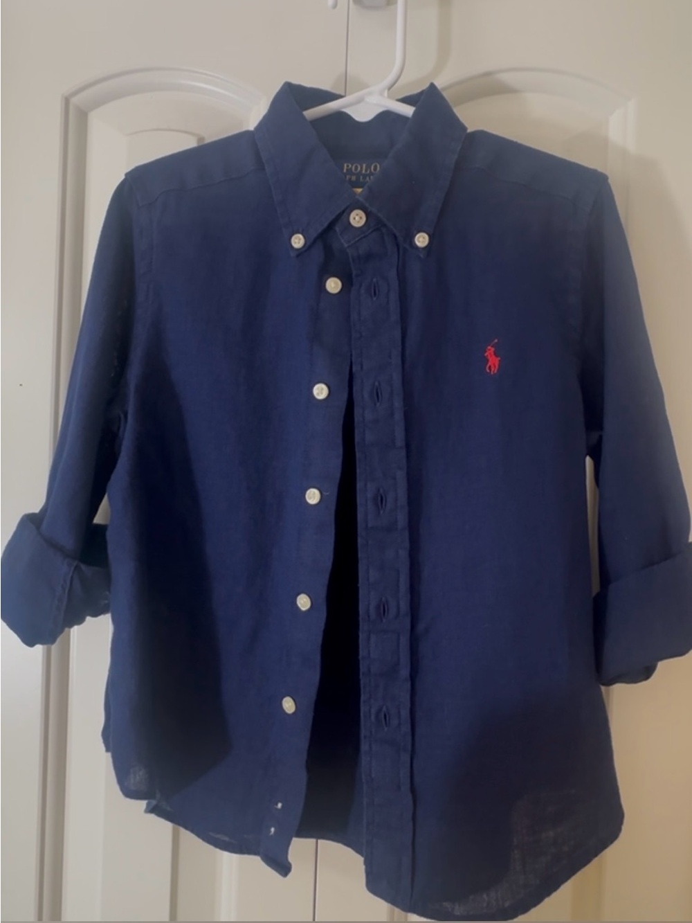 2 Linen Ralph Lauren button down shirts